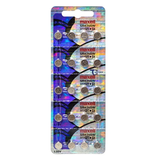 [PI-MA-SR626SW20] PILA MAXELL SR626SW BLISTER 20 (377)