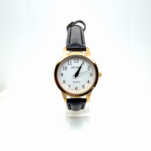[RE-SU-DAR28BLD] RELOJ SUIZO DAMA REDONDO 28 MM BLANCO CAJA DORADO