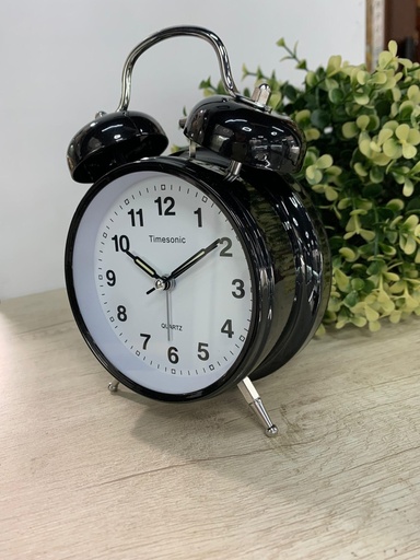 [RL-KE-2326NE] RELOJ DESPERTADOR CAMPANA 2326 NEGRO