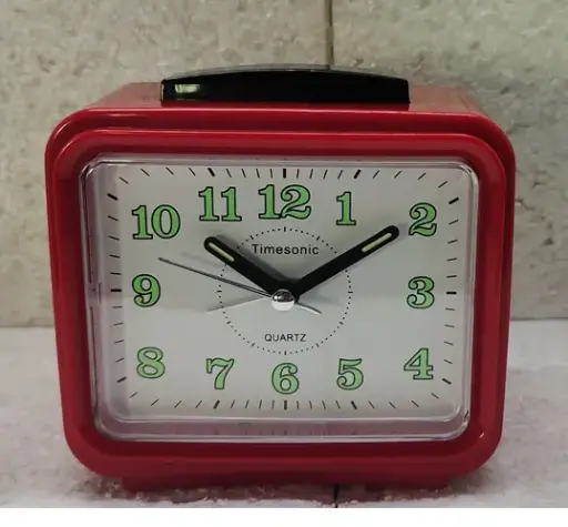 [RL-KE-377RO] RELOJ DESPERTADOR TIMESONIC 377 ROJO
