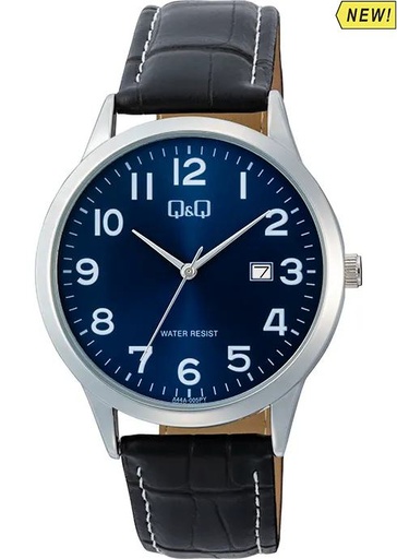 [RL-QQ-A44A005] RELOJ Q&Q A44A-005 VARON CUERO