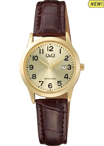 [RL-QQ-A45A006] RELOJ Q&Q A45A-006 DAMA CUERO