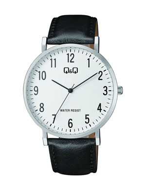 [RL-QQ-C43A001] RELOJ Q&Q C43A-001 VARON CUERO