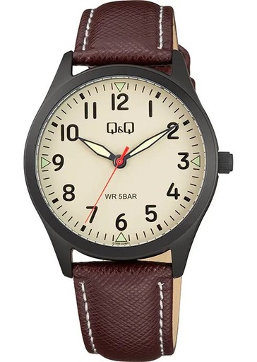 [RL-QQ-Q76B004] RELOJ Q&Q Q76B-004 VARON CUERO
