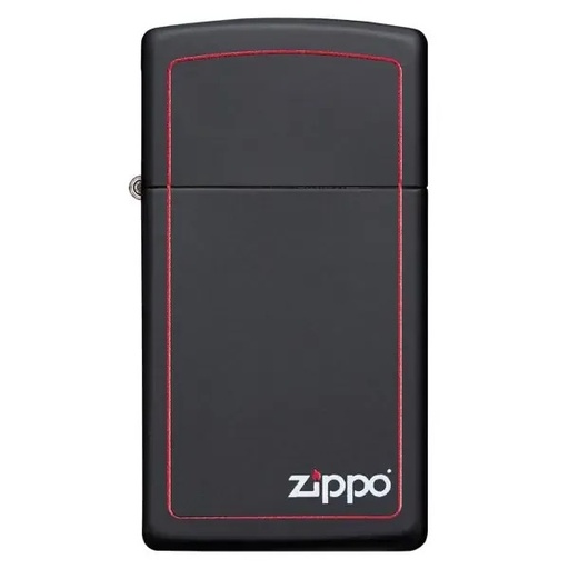 [TE-ZP1618ZB] ENCENDEDOR ZIPPO ZP1618ZB SLM BLACK W7ZIPPO BORDER
