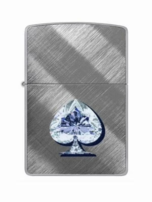 [TE-ZP46472] ENCENDEDOR ZIPPO ZP46472 ACE OF SPADES DIAMOND DESIGN
