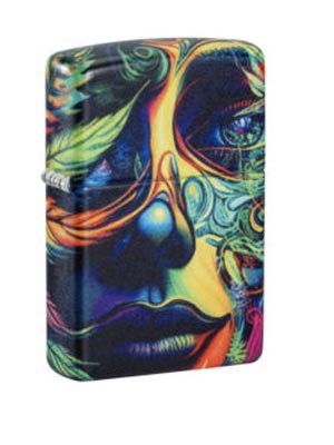 [TE-ZP46594] ENCENDEDOR ZIPPO ZP46594 CANNABIS WOMAN