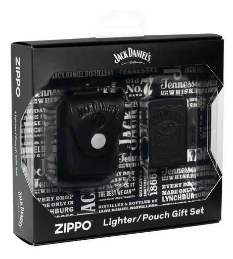 [TE-ZP48460] ENCENDEDOR ZIPPO ZP48460 JACK DANIEL´S WPL AND POUCH GIFT SET