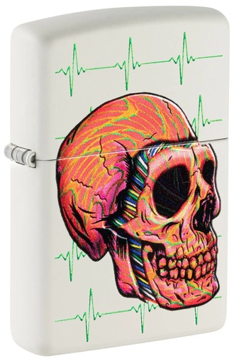 [TE-ZP48659] ENCENDEDOR ZIPPO ZP48659 CYBER SKULL DESIGN