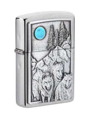 [TE-ZP49295] ENCENDEDOR ZIPPO ZP49295 WOLF & PACK EMBLEM