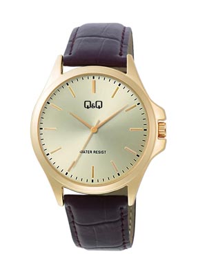 [RL-QQ-C36A010] RELOJ Q&Q C36A-010 VARON CUERO