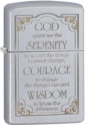 [TE-ZP28458] ENCENDEDOR ZIPPO ZP28458 SERENITY PRAYE
