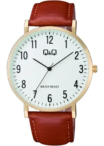 [RL-QQ-C43A003] RELOJ Q&Q C43A-003 VARON CUERO 