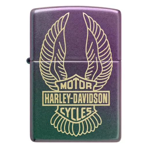 [TE-ZP46859] ENCENDEDOR ZIPPO 46859 HARLEY-DAVIDSON® WINGS LASER ENGRAVE DESIGN