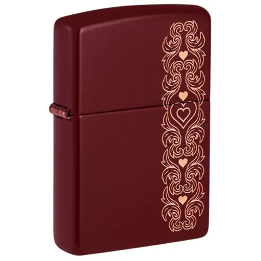 [TE-ZP46296] ENCENDEDOR ZIPPO ZP46296 HEART GARLAND DESIGN