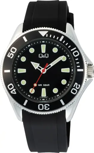 [RL-QQ-C72A005] RELOJ Q&Q C72A-005 VARON  RESINA